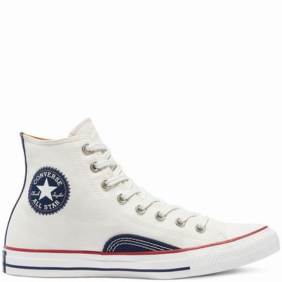 Férfi Converse Indigo Boro Chuck Taylor All Star Magasszárú Cipő CO0367915 Bézs/Fehér